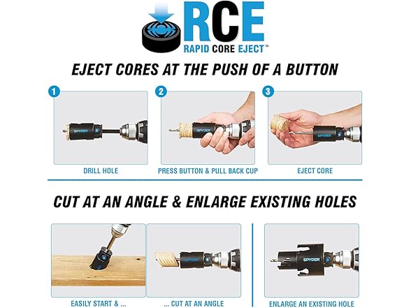 Spyder 600030 Rapid Core Eject Hole Saw