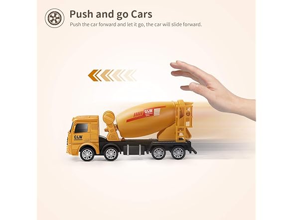 Geyiie Die-Cast Construction Trucks