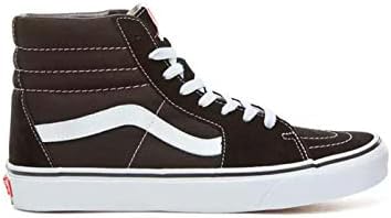 Vans Sk8 High Top Skate Shoe Unisex, Black/White, 8.5 Men / 10 Women