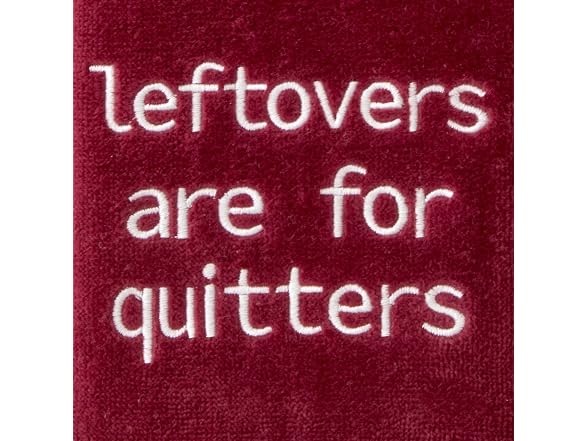 SKL Home Thanksgiving/Fall Leftovers Quitters Hand Towel Set-2pc, Wine