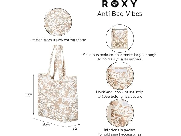 Roxy Cotton Tote Bag
