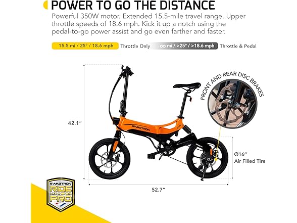 Swagtron Swagcycle EB-7 Folding E-Bike 7-S