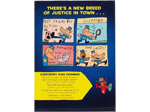 Dog Man 2.5" Figure Book Reveal Playset