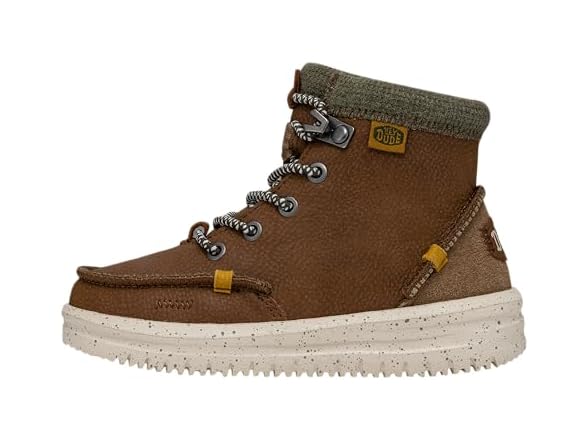 Hey Dude Kids Bradley Boot Toddler Leather Shoes (6LK)