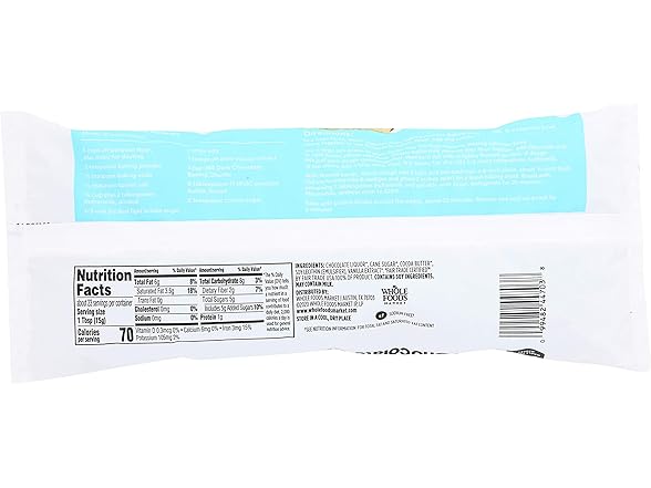 365 WFM Dark Choc Baking Chunks 12oz