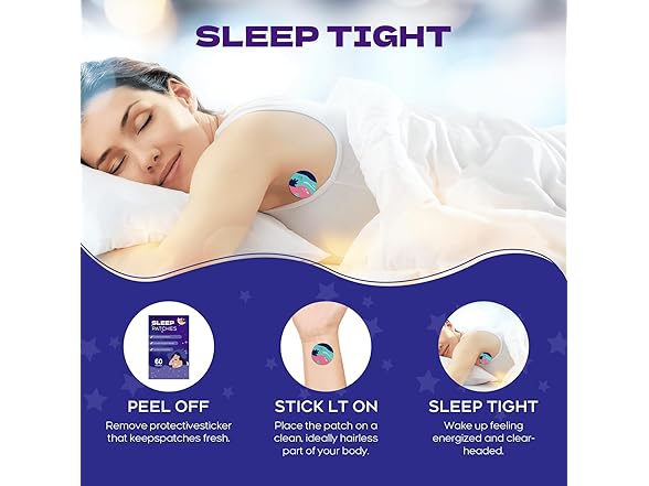 RAAYAM Sleep Patches, 60 Pack