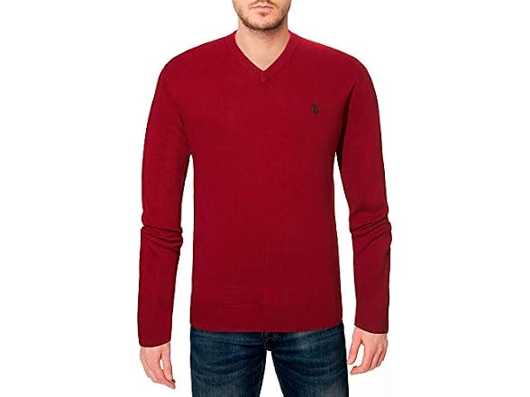 U.s. Polo Assn. Men (XL) V-Neck Ultrasoft Sweater