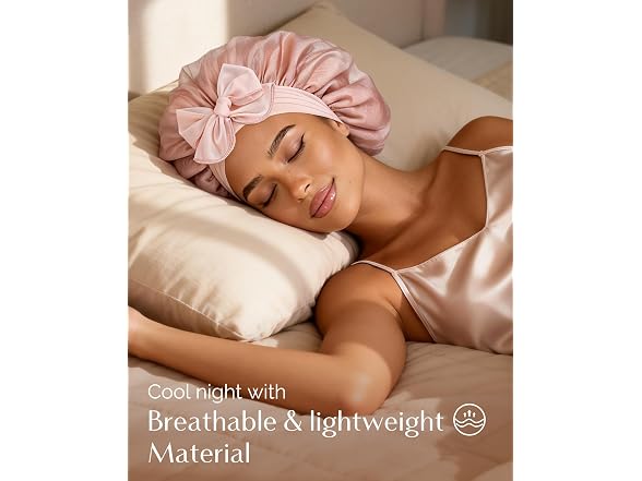 YANIBEST Breathable Soft Silk Bonnet