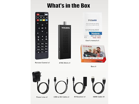 Tuilock Digital Converter Box for TV