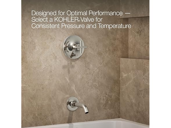 Kohler T14420-3-SN Purist Rite-Temp bath and shower trim