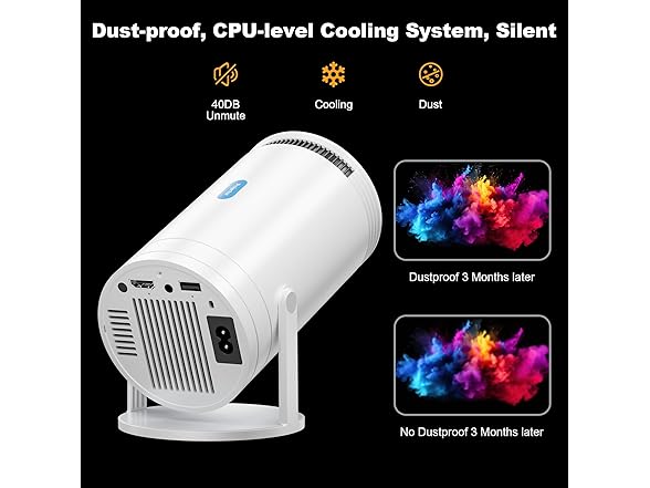 Telonixium Mini Projector with Carrying Case