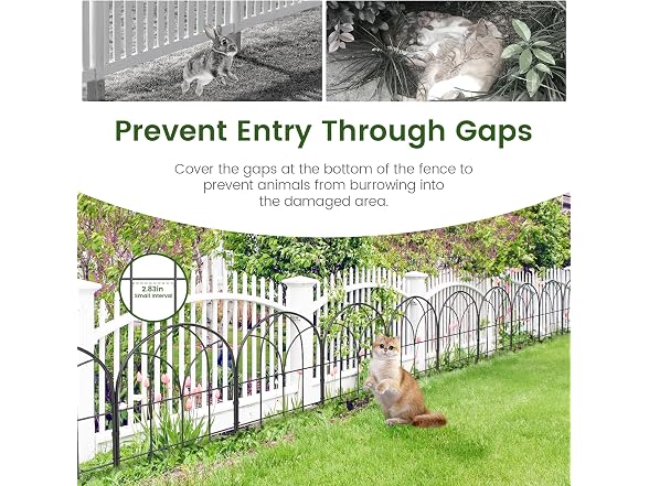 Youpehom Small Garden Fence