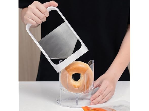 Prepara Bagel Splitter, White
