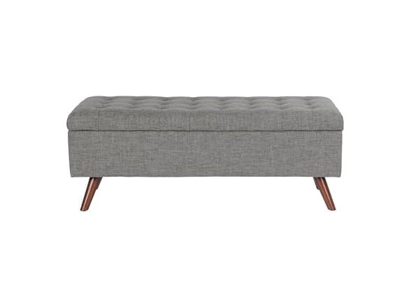 HomePop 48in Modern Tufted Storage Bench
