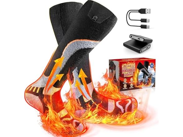 5000 mAh Electric Heated Socks
