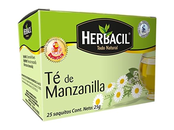 Herbacil Natural Chamomile Tea.