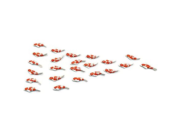 1shopforyou Lot of 12 Miniature Koi Fish