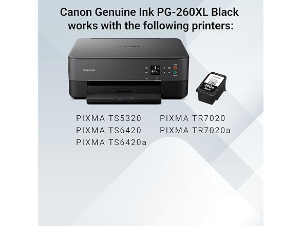 Canon PG-260 XL Genuine Black Ink Cartridge