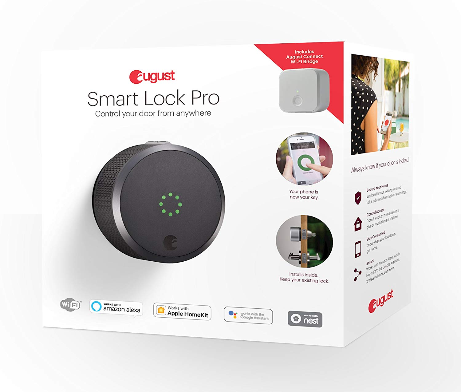 August Smart Lock Pro + Connect Wi-Fi Bridge (Open Box) - Gallery 18
