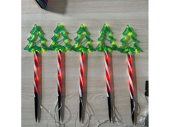 Generic 5pc Solar Pathway Lights