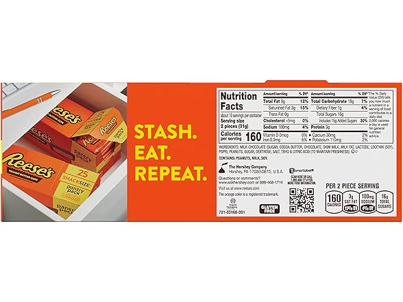Reeses PB Cups Snack Size Pantry 13.75oz