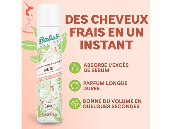 Batiste Dry Shampoo Clean and Light Bare 6.73oz