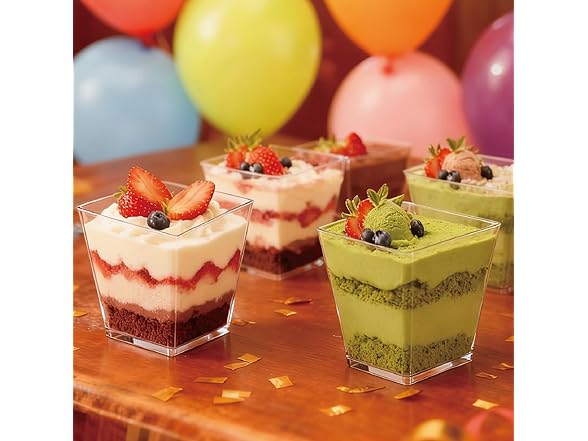 GGYKJSK 50-Pack 5oz Dessert Cups