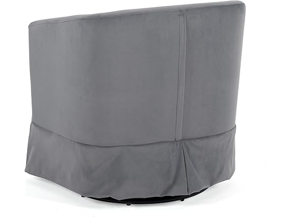 Tzou Modern Swivel Chair, Grey