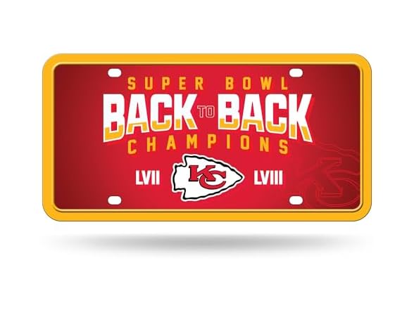 Rico Industries NFL Champions Metal Auto Tag