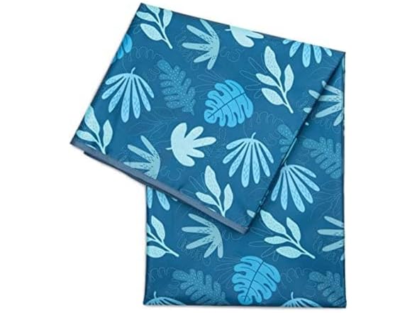 Bumkins Baby Splat Mat, Blue Tropic