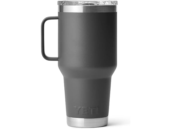 YETI Rambler 30 oz Travel Mug, Charcoal
