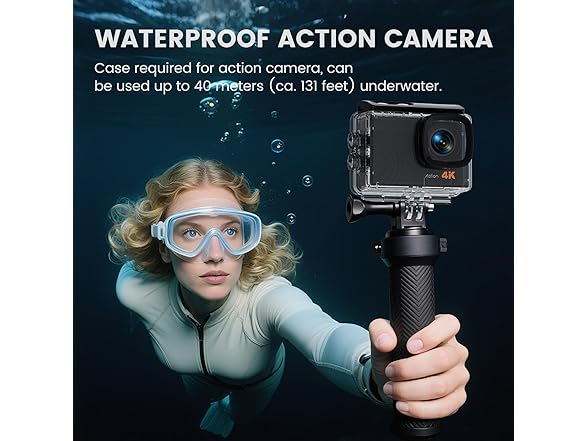 Euorosi Action Camera 4K 60FPS 48MP