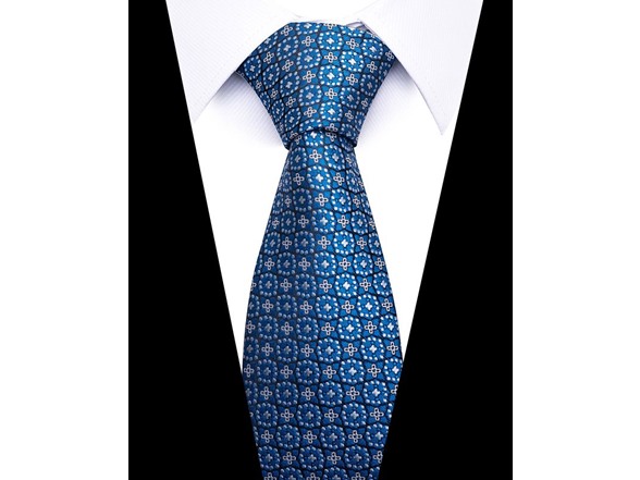 Formal Men’s Necktie - Royal Blue Floral