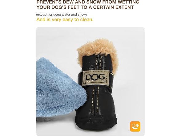 Winter Dog Boots & Paw Protectors, Anti-Slip