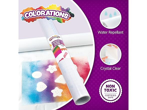 Colorations® Crystal Clear Cover
