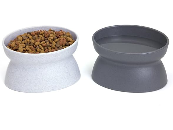 Kitty City Raised Cat Bowls, 2pk