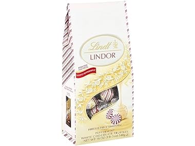 $12.99, Was $22, 40% Off! Lindt Lindor White Peppermint Truffles 1 dealfomo