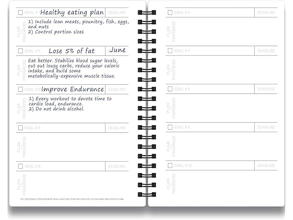 Fitness Log Book & Workout Planner