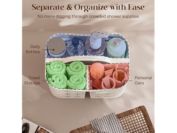 PQH Portable Shower Caddy White - Gallery 7