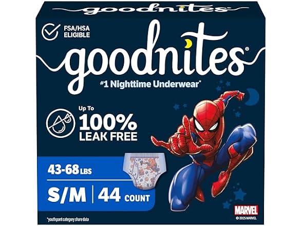 Goodnites Boys Nighttime Bedwetting Underwear