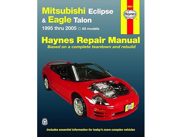 Haynes Repair Manuals Mitsubishi Eclipse