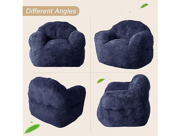 Small Bean Bag Chair 39in Light Green