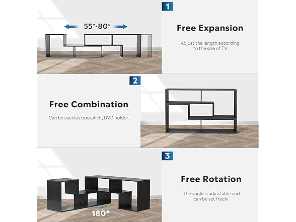 AKSG Stand for 55/65 inch TV Entertainment Center