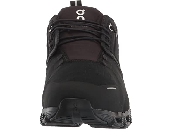 ON Men's Cloud 5 Waterproof Sneakers, All Black, 12 Medium US (Open Box)