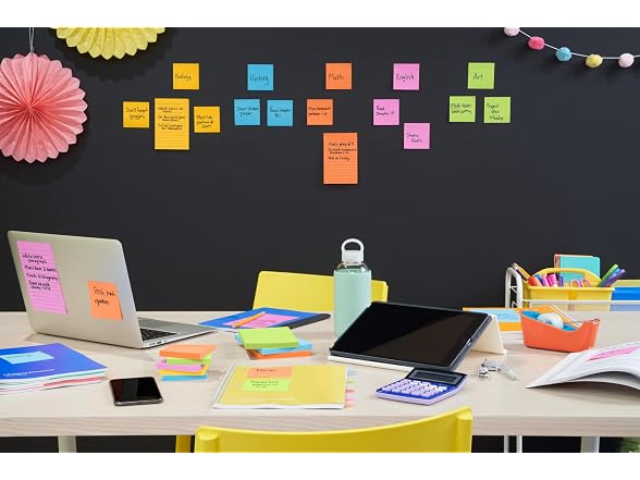 Post-it Post-it Super Sticky Lined Notes, 6