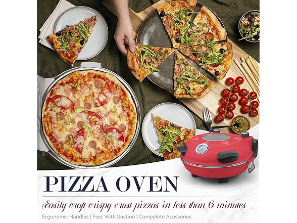 Electric Pizza Oven Indoor Countertop