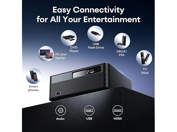 Boldever 3000 ANSI Google TV Projector