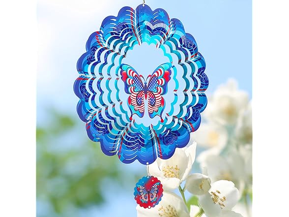INCROYDAY Butterfly Wind Spinners