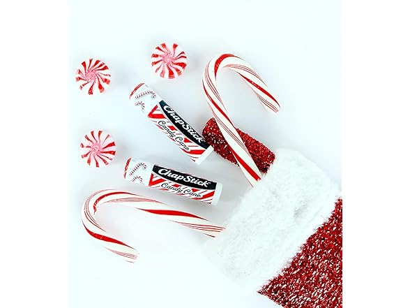 ChapStick Bulk Lip Balm, Candy Cane, 12-Count