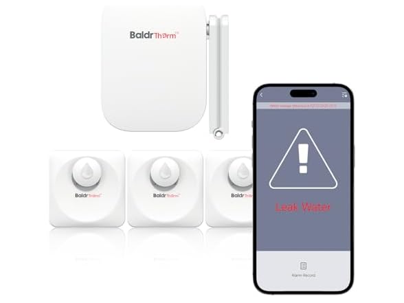 Baldr Smart Water Leak Detector Wireless Wi-Fi Water Sensor